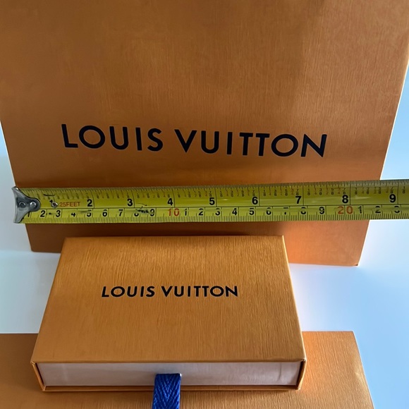 Auth 3PCS Louis Vuitton Paris storage gift shopping box receipt holder paper bag - Picture 6 of 6